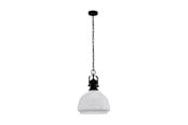 Lampor - EGLO COMBWICH 1 PENDELLAMPA E27 Ø380 SVART/OPAL - 43302