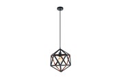 Lampor - EGLO EMBLETON 1 PENDELLAMPA E27 Ø305 SVART/KOPPAR - 43348