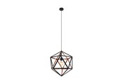 Lampor - EGLO EMBLETON 1 PENDANT E27 Ø460 SVART/KOPPAR - 43349