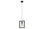 Lampor - EGLO JUBILY PENDANT E27 SVART/VIT - 43662