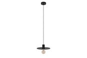 Lampor - EGLO IKESTON PENDANT E27 SVART/BRÖD - 43731