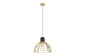 Lampor - EGLO STILLINGTON PENDANT E27 SVART/GULD - 43767