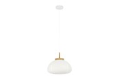 Lampor - EGLO SUMMERHILL HÄNGSMYCKE Ø400 TRÄ/VITT PAPPER NYANS FSC - 44064