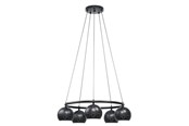 Lampor - EGLO CANTALLOPS PENDANT E14 5L Ø690 SVART - 98455