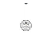 Lampor - EGLO OKINZURI HÄNGE E27 Ø450 SVART KROM - 98688