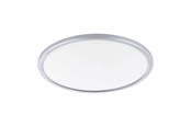Lampor - EGLO CAMPASPERO 2 PLAFOND Ø420 CCT 22.5W 2500LM SILVER/VIT - 75798