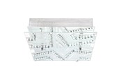 Lampor - EGLO VERDESCA PLAFOND SATIN/KLÄDD/KRISTALL - 93921