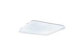 Lampor - EGLO FRANIA-S PLAFOND 530X530 50W 5900LM VIT/KRISTALL EFFEKT - 98449