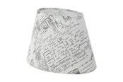 Lampor - EGLO SKÄRM L250 OVAL PRINT DEKOR VIT - 49965
