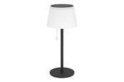 Lampor - EGLO SCORDIANO SOLAR BORDLAMPA MED SNORAFBR. SVART & VIT - 901898
