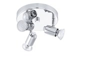 Lampor - EGLO ROSARO 1 SPOT PAD 3X3W KROM - 13571
