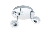 Lampor - EGLO SAROLO SPOT RONDEL 3X340LM KROM - 94491