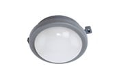 Lampor - EGLO PESCOLLA UTOMHUS VÄGG/TAK RUND 560LM 4000K IP65 GRÅ/VIT - 75462