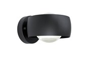 Lampor - EGLO TREVIOLO 1 UTOMHUS VÄGG 2X2.2W 2X230LM IP44 SVART - 98706