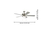 Lampor - EGLO EICHEF TAKFLÄKT Ø1320 AC BS/VIT - 35078