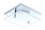 Lampor - EGLO ABIOLA VÄGG/TAK 115X115 450LM KROM - 75326