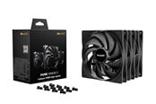 Chassi fläkt - be quiet! PURE WINGS 3 HS 140 (3-pack) - Chassi fläkt - 140mm - Svart - 30 dBA - BL138