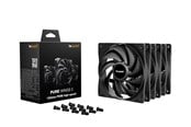 Chassi fläkt - be quiet! Pure Wings 3 120 HS (3-pack) - Chassi fläkt - 120mm - Svart - 30 dBA - BL140