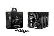 Chassi fläkt - be quiet! PURE WINGS 3 120 (3-pack) - Chassi fläkt - 120mm - Svart - BL141