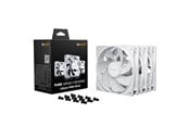 Chassi fläkt - be quiet! PURE WINGS 3 120 White Reverse (3-pack) - Chassi fläkt - 120mm - Vit - 30 dBA - BL136