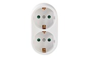 Strömkabel (extern) - Nedis - socket splitter - 3500 Watt - PSSPL200F1WT