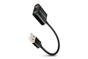 Ljudkort - AXAGON USB External Sound Card - 15 cm Cable - ADA-12