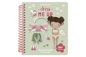 Kreativa spel - Little Dutch Dress up Sticker Book Rosa Fairy Garden - 126324