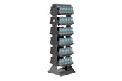 Väggfäste, AV-Möbel - Zebra rack - dual side - for 12 multi-slot cradles - accommodate up to 60 devices - Max - recommended for - CS-RAC-60-E-00