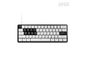 Tangentbord - Pulsar PCMK 3 HE 60 (ANSI) - Gaming Keyboard - Utan numpad - Engelska (US) - Vit - PCMK3HE601W