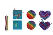 Små presenter till barn - Hipo Fingerprint Maze round/heart/square - assorted - 621904