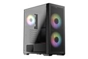 Chassi - LC Power Gaming 717W Meshwork_L Dark - Chassi - Tower - Svart - LC-717B-ON