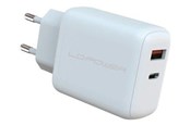 Mobile - Adapters & Chargers - LC Power LC-GAN-45 power adapter - GaN - USB Type A 24 pin USB-C - 45 Watt - LC-GAN-45