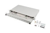 Nätverks tillbehör - Lanberg patch panel - 1U - 19" - 12 x SC simplex / 12 x LC duplex - FOP1-12SS-LDS