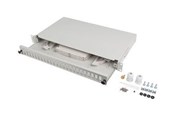 Nätverks tillbehör - Lanberg patch panel - 1U - 19" - 24 x SC duplex / 24 x LC quad - FOP1-24SD-LQS