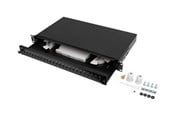 Nätverks tillbehör - Lanberg patch panel - 1U - 19" - FOP1-24ST-FCB