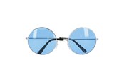 Outfits & kostymer - Boland - Party glasses Hippie XL Blue - 44563