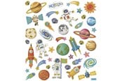 Hobby Tillbehör - Creativ Company - Space Stickers 1 Sheet - 29078