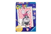Kreativa spel - Ravensburger CreArt Paint by Number - Rabbit with Glitter - 289332