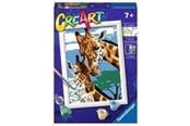Kreativa spel - Ravensburger CreArt Paint by Numbers - Cute Giraffes - 236152