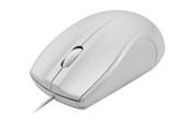 Mus - Deltaco MS-711-W - mouse - USB - white - Mouse - Optic - 3 knappar - Vit - MS-711-W