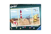 Kreativa spel - Ravensburger CreArt Paint by Numbers - Beside The Seaside - 202775