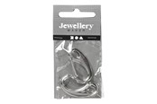 Konst- och hantverksmaterial - Creativ Company - Key hook Silver plated 2 pcs. - 61163