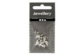 Konst- och hantverksmaterial - Creativ Company - Calotte Silver Plated 20 pcs. - 601700