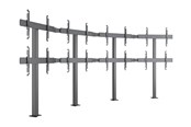 Väggfäste, AV-Möbel - Multibrackets M Pro Series stand - single side - for 4x2 video wall - micro adjustable arms - black - Max 240 kg - recommended for 65" - 7350022731097