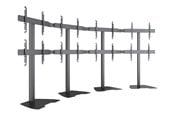 Väggfäste, AV-Möbel - Multibrackets M Pro Series mounting kit - for 4x2 video wall - micro adjustable arms - black - Max 240 kg - recommended for 65" - 7350022731080