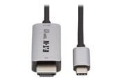 Displaykabel - Eaton Tripp Lite Series USB-C to HDMI Active Adapter Cable M/M 8K60 Hz 4K 144Hz HDR 4:4:4 HDCP 2.3 Black 6ft - U444-006-H8K6