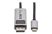 Displaykabel - Eaton Tripp Lite Series USB-C to DisplayPort Active Adapter Cable M/M 8K 60Hz 4K 144Hz HDR 4:4:4 HDCP 2.3 Black 6ft - U444-006-DP8K6