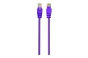 Nätverkskabel - Gembird patch cable - 25 cm - purple - Lila - 0.25m - PP12-0.25M/V