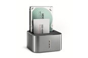 Hårddisk, tillbehör - AXAGON Superpeed USB-C Dual HDD/SSD Dock with Clone Fuction - ADSA-DC
