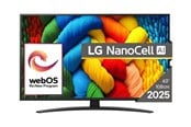 TV - LG 43" TV LED 4K 43NANO81A3A - 43NANO81A3A